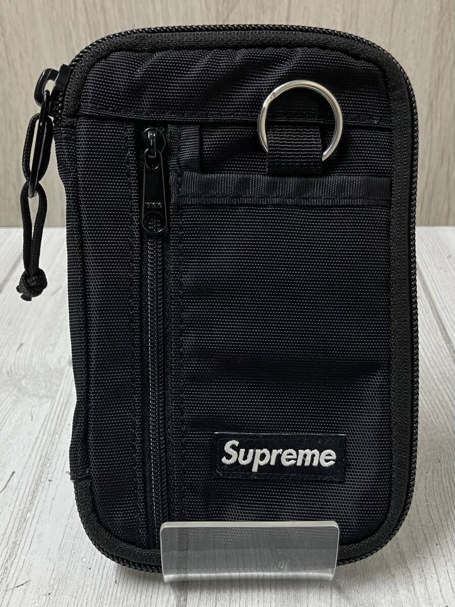 Supreme シュプリーム small zip pouch スモールジップポーチ 19AW ナイロンフラグメントケース ブラック
