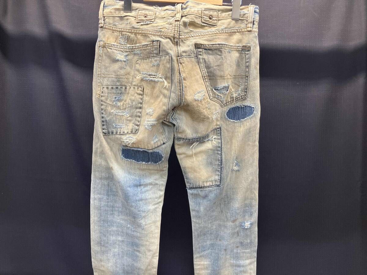 RALPH LAUREN ラルフ ローレン ジーンズ ダメージ加工 汚れ有M - メルカリ