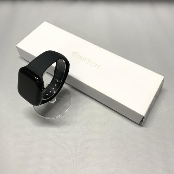 【中古】Apple Watch Series 10 GPSモデル 46mmジェットブラック アルミニウムケース スポーツバンド S/M MWWP3JA[15]