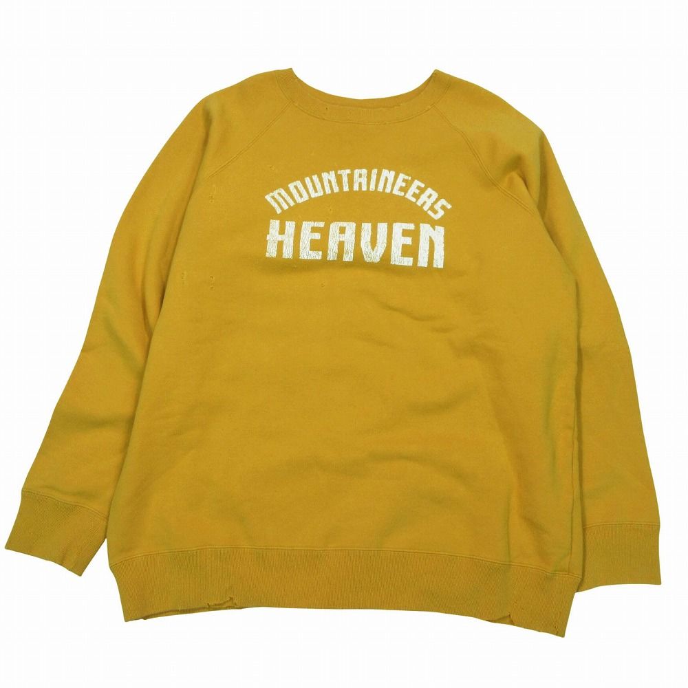 未使用品 25aw マウンテンリサーチ MOUNTAIN RESEARCH Damaged Sweat