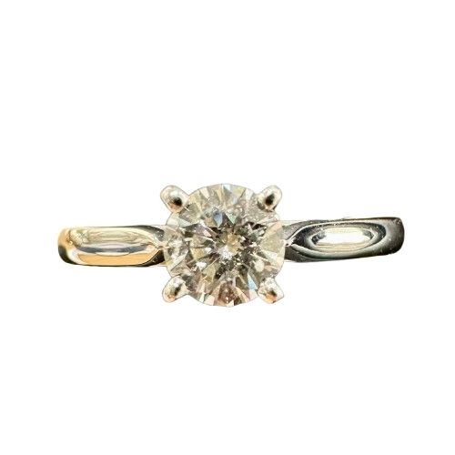 ♪Cartier カルティエ 1895 ソリテール リング Pt950 2.6g 0.33ct プラチナ ダイヤモンド 48