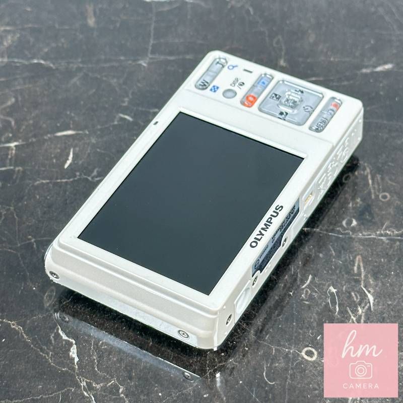 美品】OLYMPUS FE-4010 ホワイト 1200万画素 光学4倍ズーム スリム軽量