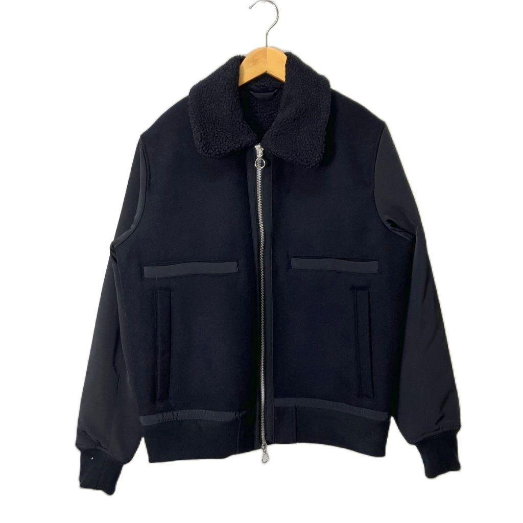 アルマーニエクスチェンジ A/X ARMANI EXCHANGE ジップアップジャケット ブルゾン 切替 M ネイビー 6KZBL1ZNMWZ