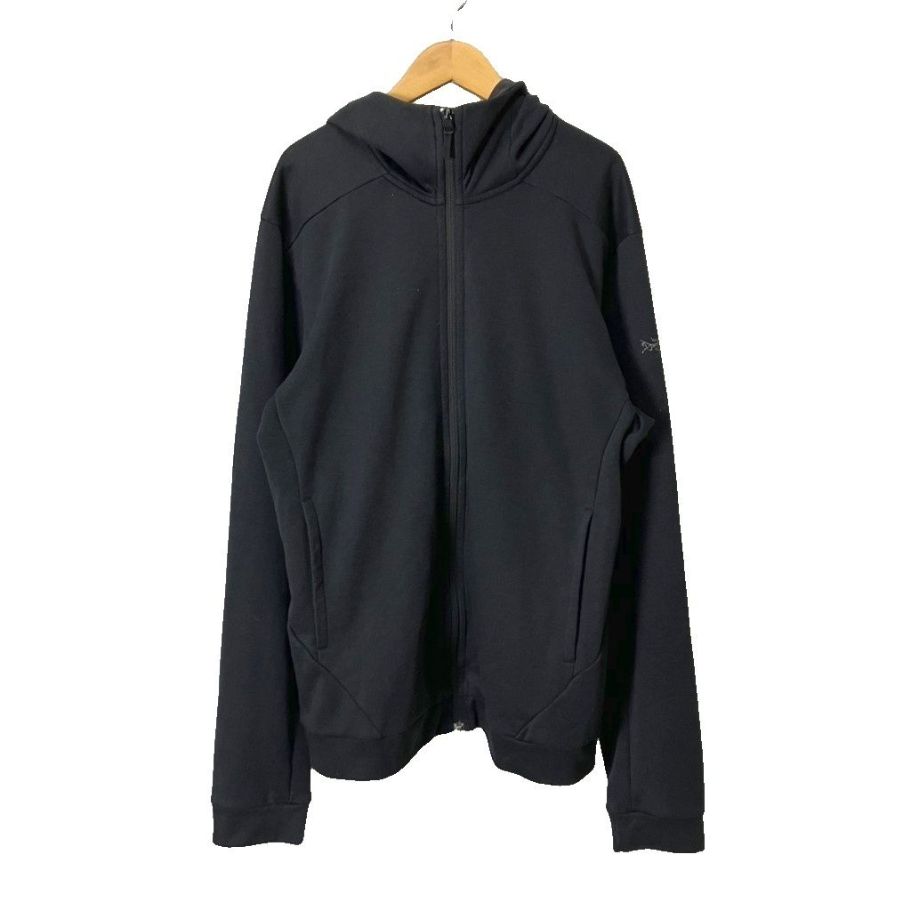 アークテリクス ARC'TERYX DELLEN FLEECE HOODY ジップパーカー フーディ L ブラック 21739