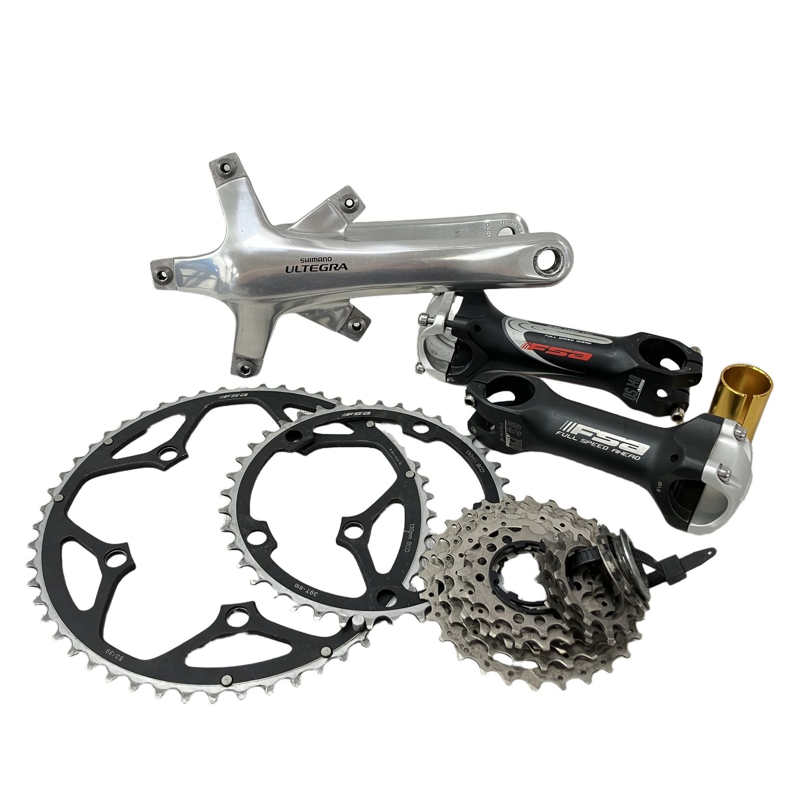 SHIMANO FC-6600 FSA OS 140 シマノ クランク ステム等 パーツセット おまとめ 自転車 中古 ジャンク H11271140 9,660円