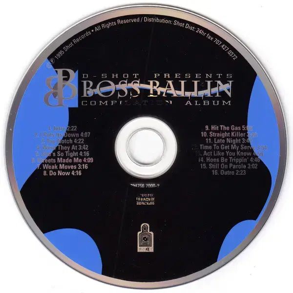 D ー Shot Boss Ballin ' 1995 初版 CD ： G FUNK - メルカリ