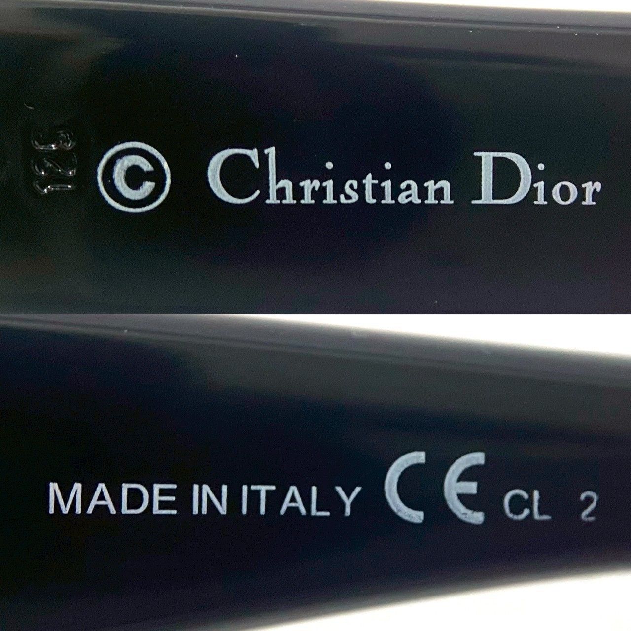 M【Dior】 GLOSSY/グロッシー 1 584LF 62□20 125 サングラス ブラック
