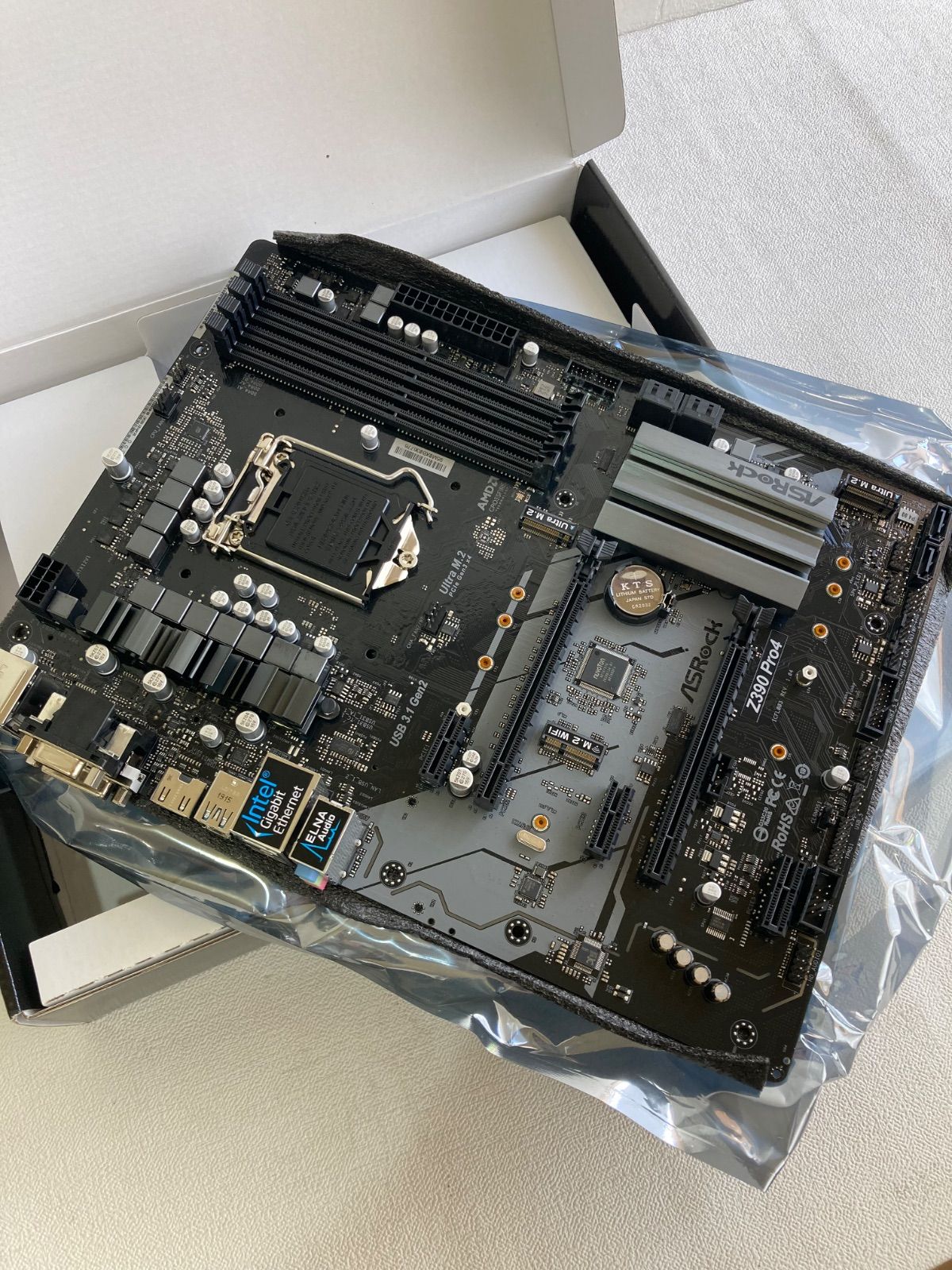 ☆Y57 ASRock Z390 Pro4 マザーボード intel対応 - メルカリ