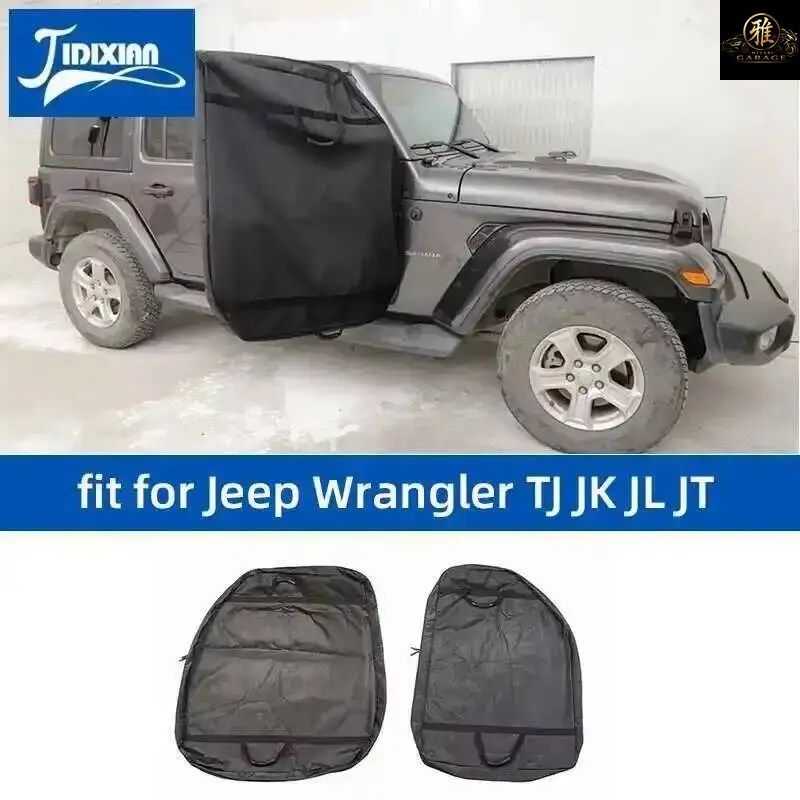 ジープ ラングラー TJ JK JL 1997 UP グラディエーター JT 2018 - 25 車用ドア収納バッグ