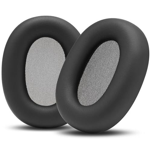 WC PadZ XM6 ? Wicked Cushions製、ソニーWH-1000XM6ヘッドホン用高品質交換用イヤーパッド | 快適性向上、耐久性に PUレザー素材 遮音性 |黒p 8c806b1d