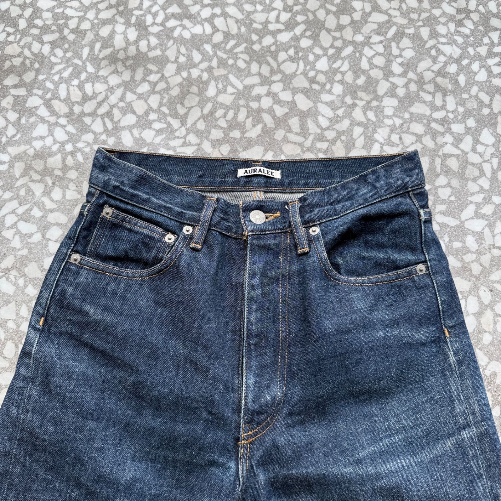 AURALEE HARD TWIST DENIM 5P PANTS 25 オーラリー ウィメンズ 