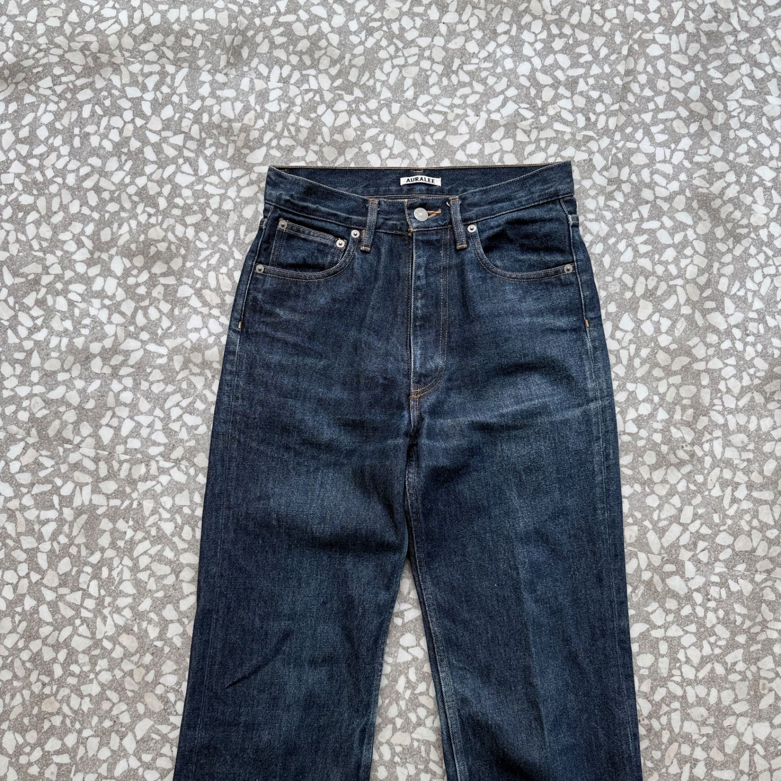 AURALEE HARD TWIST DENIM 5P PANTS 25 オーラリー ウィメンズ 