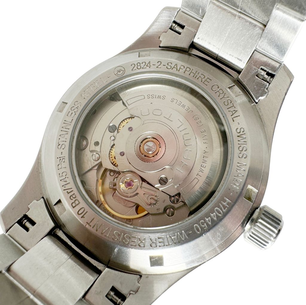 ハミルトン HAMILTON☆カーキ フィールド】中古 メンズ腕時計