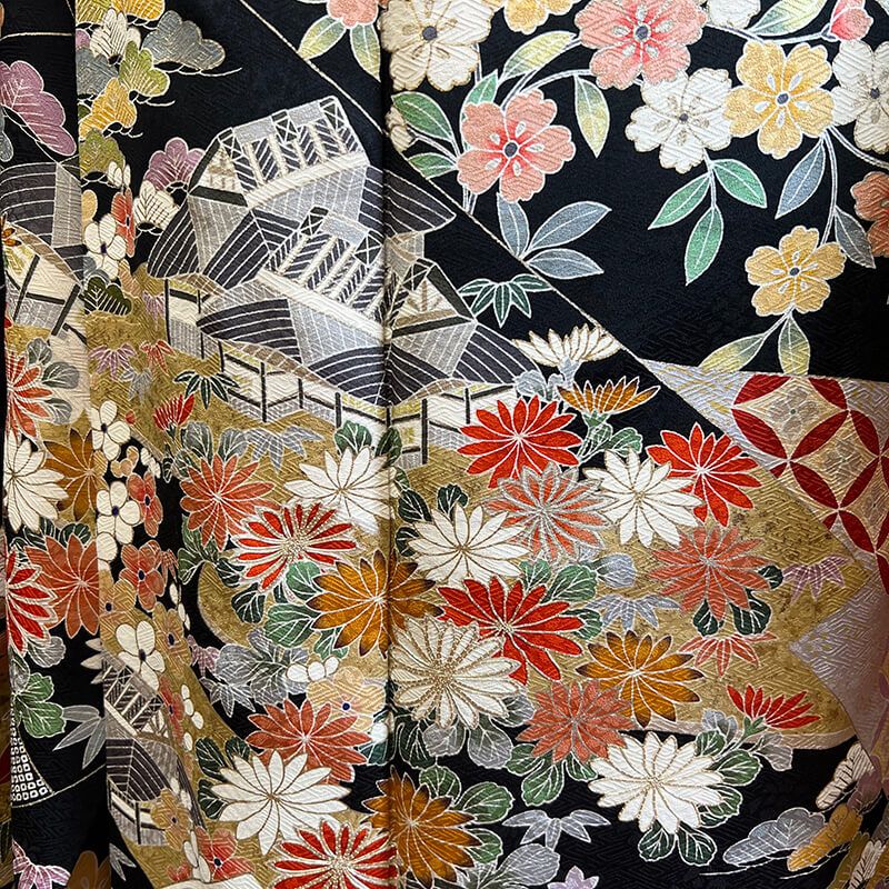 振袖 成人式 前撮り 正絹 単品 正絹 黒 松竹梅 伝統文様 品格 身丈177.5cm 裄丈69cm 成人式 前撮り 結婚式 Lサイズ相当 レディース 女性用 送料無料 即日発送 振袖 成人式 前撮り 正絹 単品 正絹 黒 松竹梅 伝統文様 品格 身丈177.5cm 裄丈69cm 成人式 前撮り 結婚式 Lサイズ相当 レディース 女性用 送料無料 即日発送
