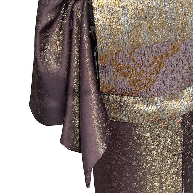 久保田一竹 御召 袷 レディース 正絹 こげ茶 竹 笹 落款 身丈157.5cm 裄丈63.5cm 観劇 食事会 お出かけ ゆったりサイズ 送料無料 即日発送 久保田一竹 御召 袷 レディース 正絹 こげ茶 竹 笹 落款 身丈157.5cm 裄丈63.5cm 観劇 食事会 お出かけ ゆったりサイズ 送料無料 即日発送