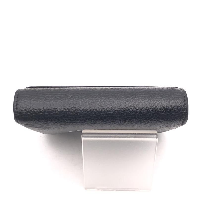 【中古】BALENCIAGA 二つ折り財布 594216・1090 ブラック 箱あり 本体使用感あり　バレンシアガ[17]