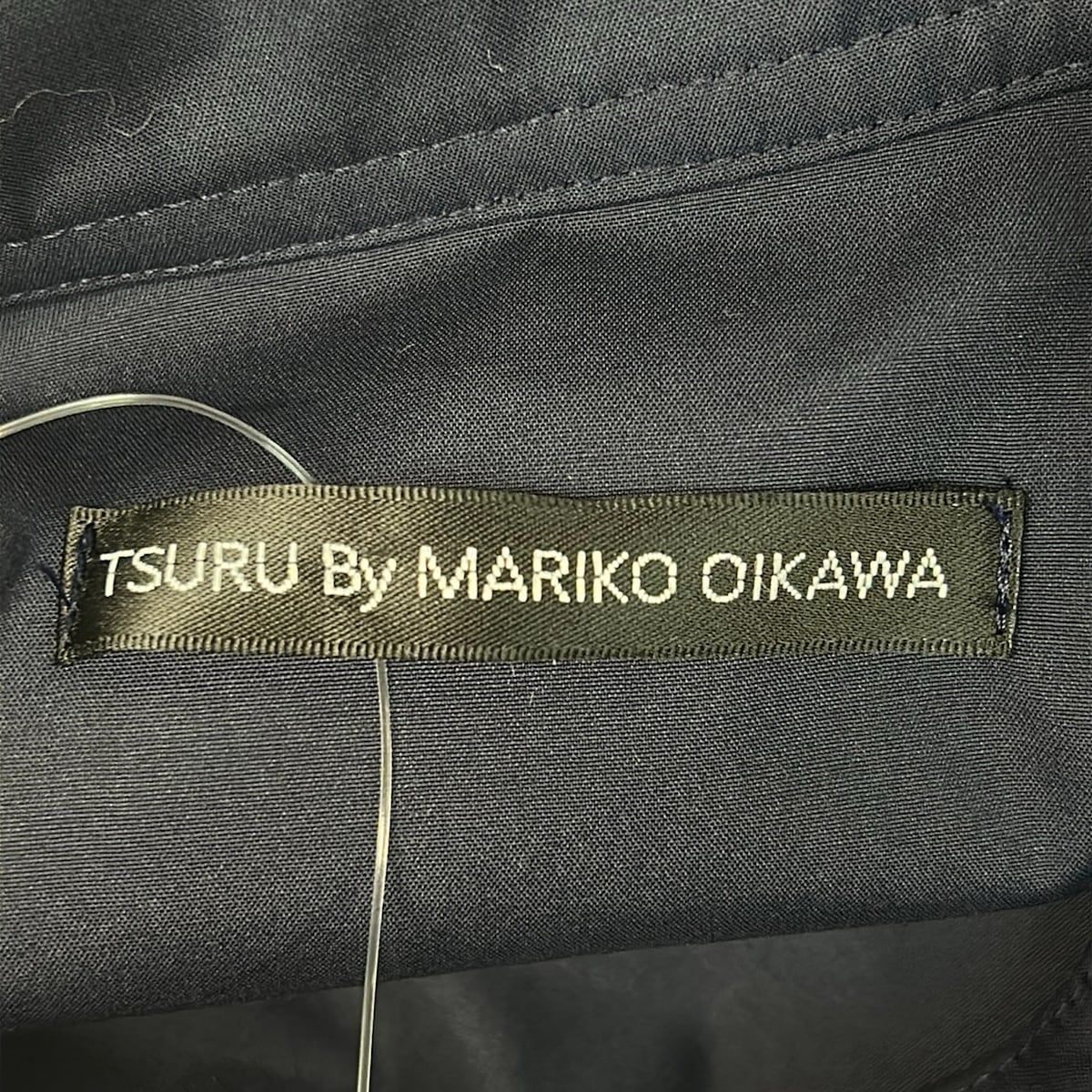 TSURU BY MARIKO OIKAWA(ツルバイマリコオイカワ) 長袖カットソー サイズF レディース美品 - ダークネイビー パール