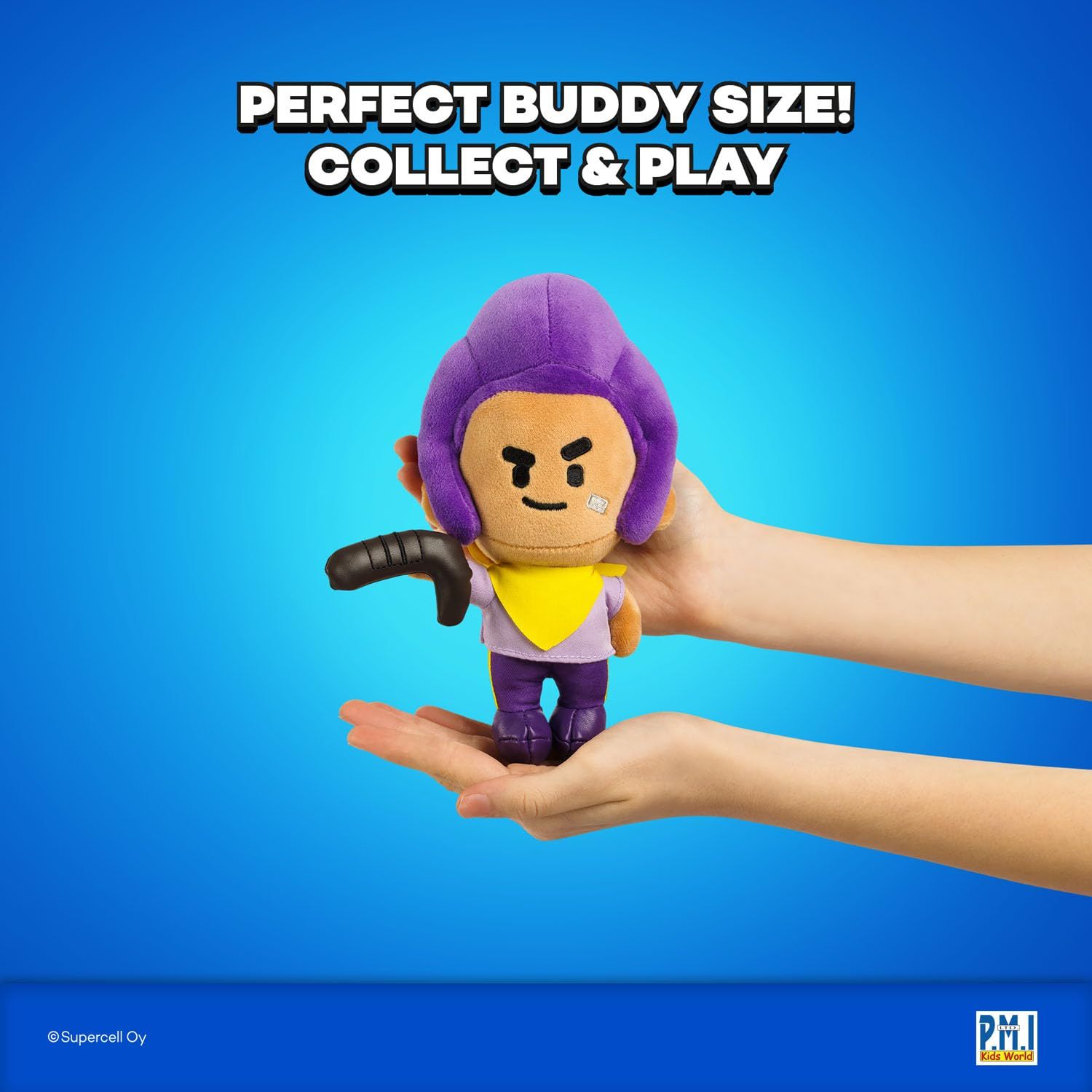 P.M.I. Brawl Stars ぬいぐるみ | 6インチ ぬいぐるみ | スパイク カラス、シェリー、ポコのソフト コレクターぬいぐるみ | ブロスタバディーズ ゲーマー&ファンへのぬいぐるみギフト (シェリー) [シェリー。]