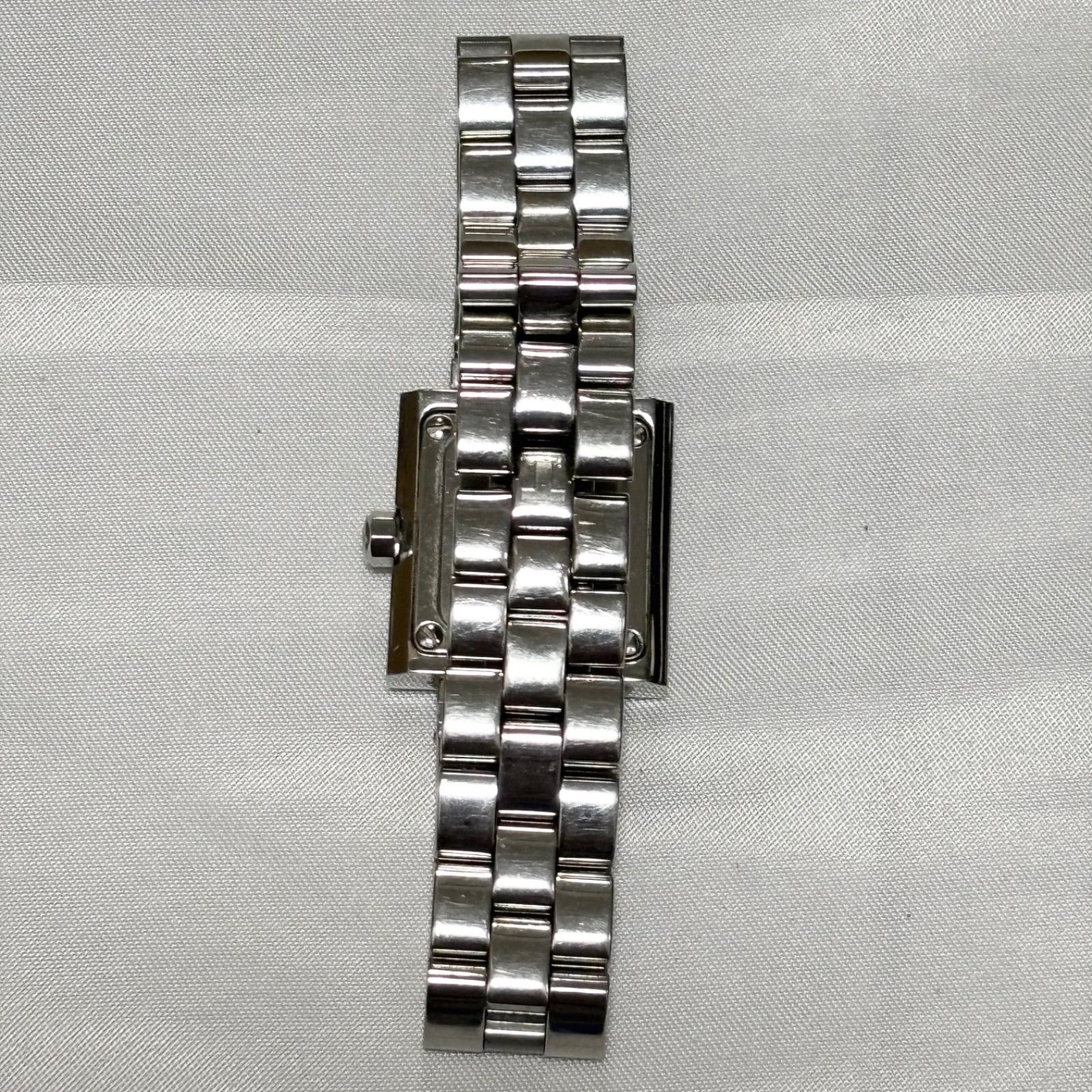 【送料無料】TISSOT/ティソ/1853/ピンク×シルバー/スクエア/クォーツ腕時計/電池切れ/動作未確認/中古品/ジャンク品扱い 【送料無料】TISSOT/ティソ/1853/ピンク×シルバー/スクエア/クォーツ腕時計/電池切れ/動作未確認/中古品/ジャンク品扱い