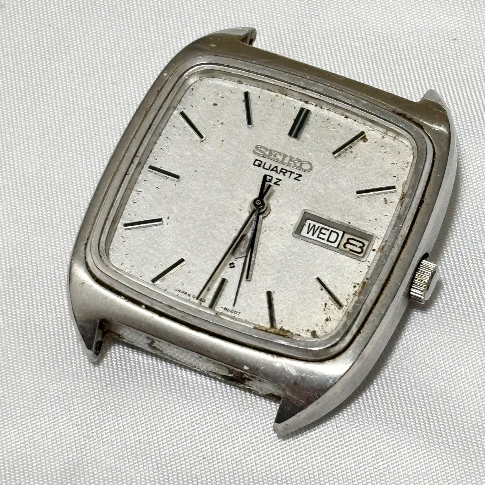 【送料無料】SEIKO/セイコー/0923-5000/シルバー/クォーツ腕時計/電池切れ/動作未確認/中古品/ジャンク品扱い/ベルトなし