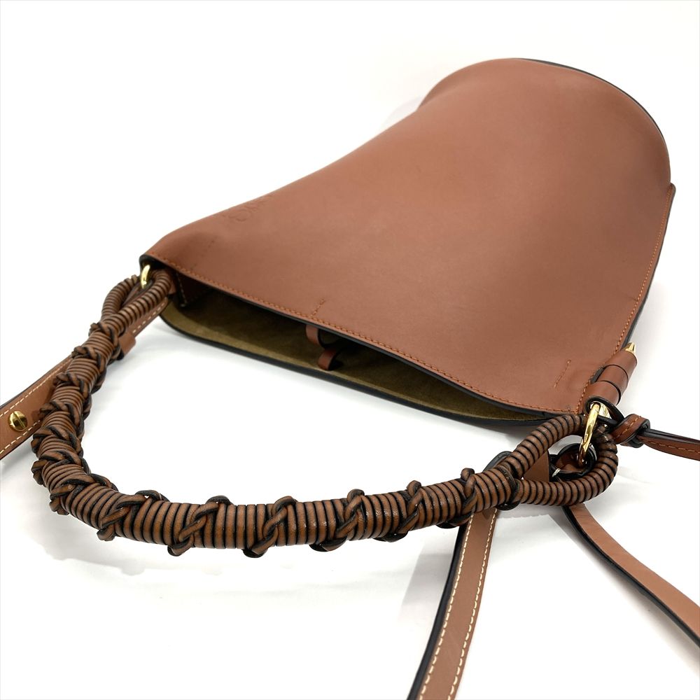 ロエベ LOEWE ゲートバケット ショルダーバッグ カーフスキン 329.56 
