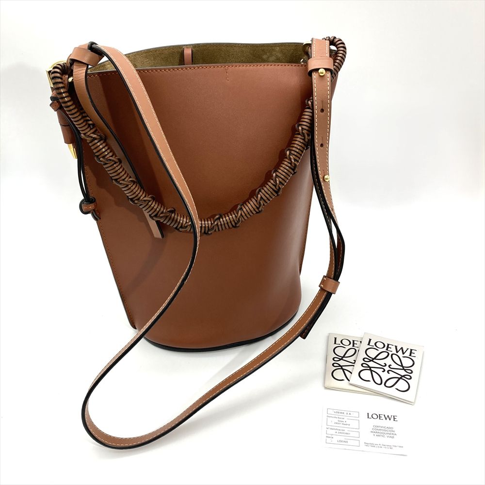 ロエベ LOEWE ゲートバケット ショルダーバッグ カーフスキン 329.56