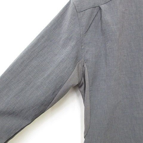 ロアーク ROARK シャツ 長袖 ポーラテック グレー L