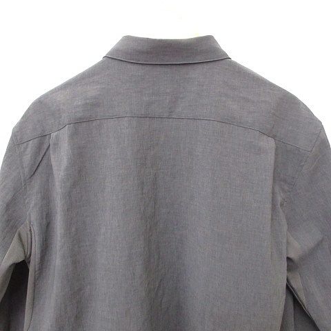 ロアーク ROARK シャツ 長袖 ポーラテック グレー L