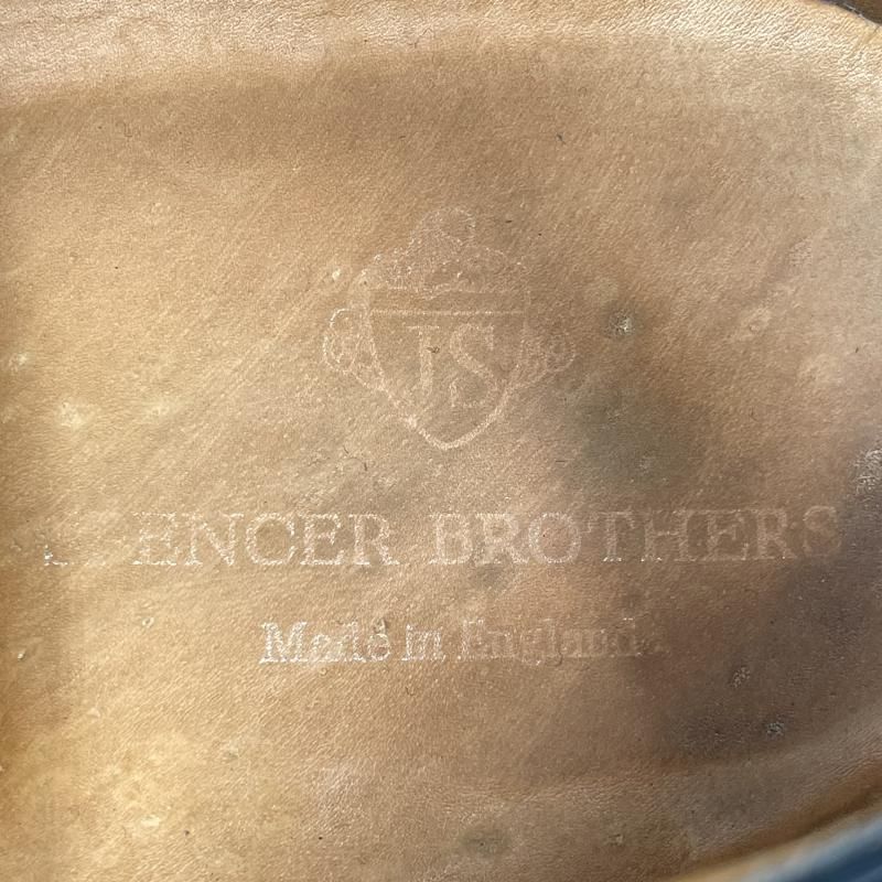 【中古】SPENCER BROTHERS Uチップシューズ ブラック サイズ11 スペンサー ブラザーズ[17]