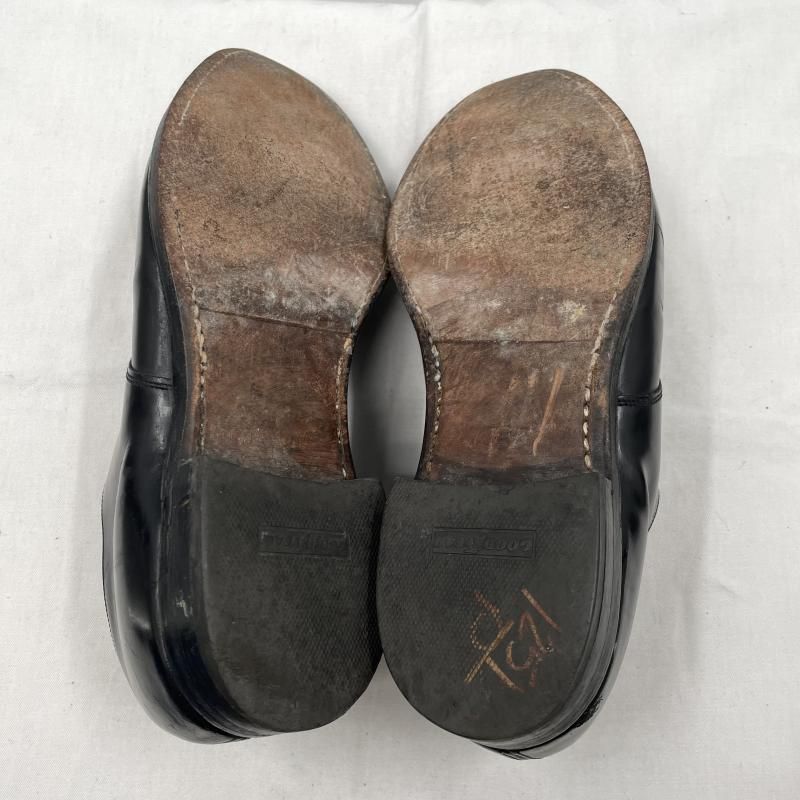 【中古】SPENCER BROTHERS Uチップシューズ ブラック サイズ11 スペンサー ブラザーズ[17]