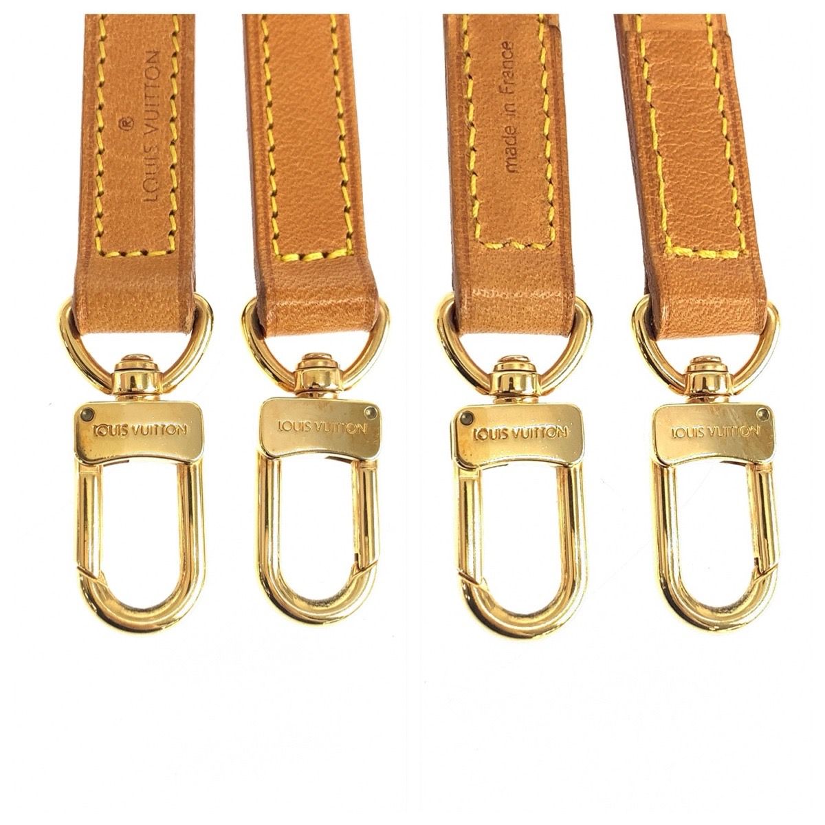 美品 LOUIS VUITTON ルイヴィトン ヌメ革 ベージュ ブラウン ゴールド