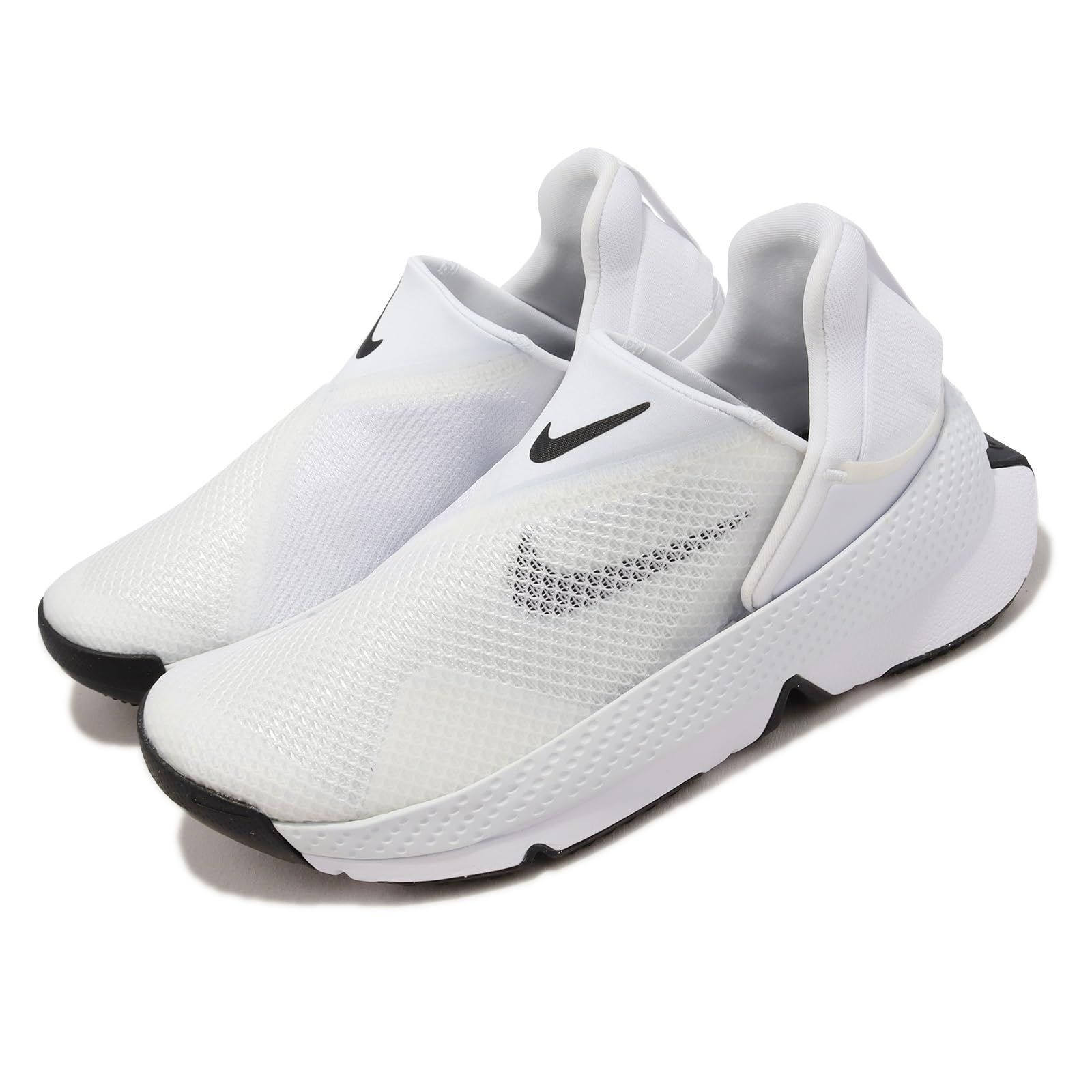[ナイキ] ゴー フライイース レディース カジュアル シューズ Go Flyease White Women Slip On DR5540-102, 23.0 cm [並行輸入品] [ホワイト/ブラック] [23.0 cm]