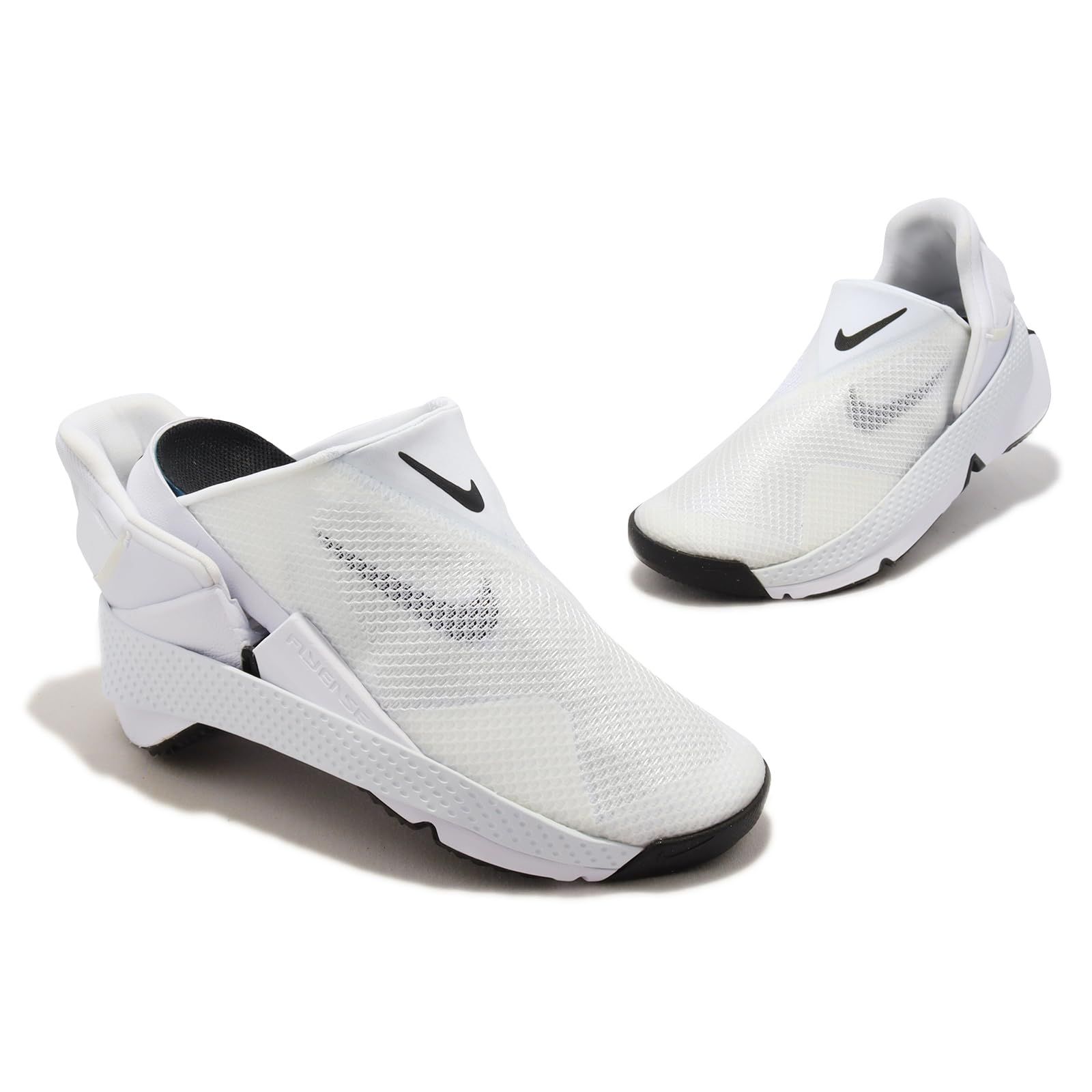[ナイキ] ゴー フライイース レディース カジュアル シューズ Go Flyease White Women Slip On DR5540-102, 23.0 cm [並行輸入品] [ホワイト/ブラック] [23.0 cm]
