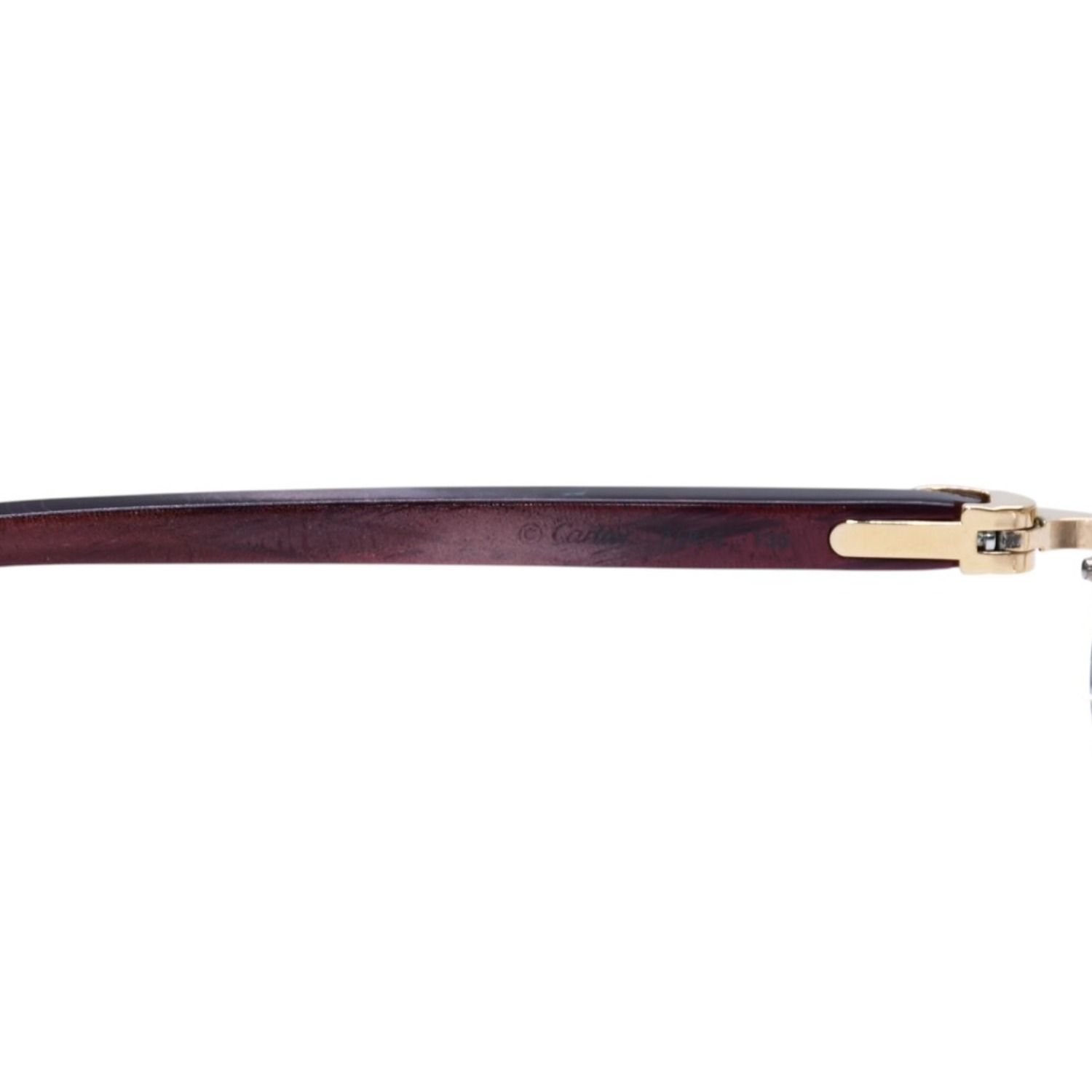 Cartier カルティエ リムレス メガネ ヴィンテージ 度あり 6179960 アセテート メタル ボルドー ゴールド金具 美品 中古 4a002753 Cartier カルティエ リムレス メガネ ヴィンテージ 度あり 6179960 アセテート メタル ボルドー ゴールド金具 美品 中古 4a002753