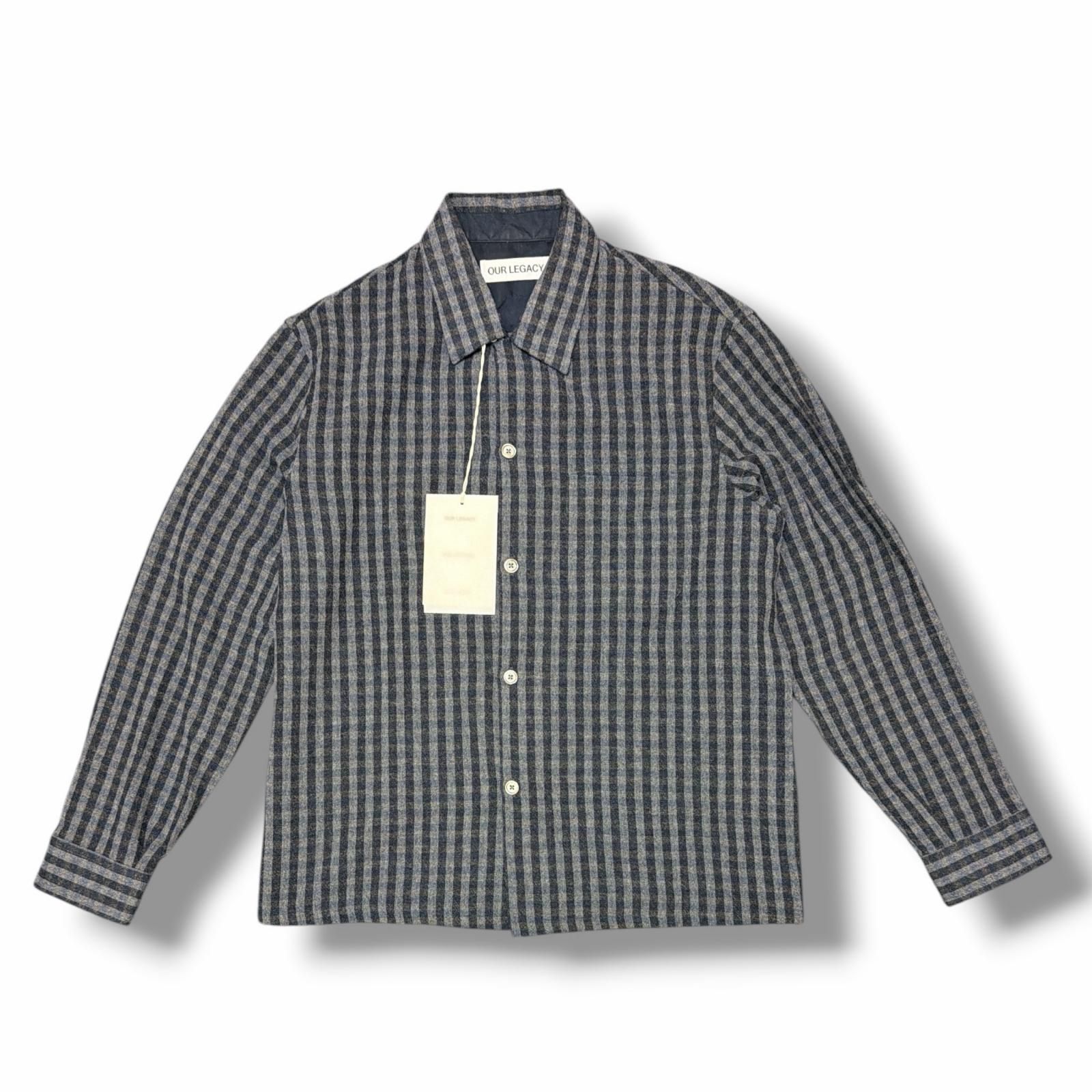参考上代57200円 Our Legacy HEUSEN SHIRT オープンカラーチェック