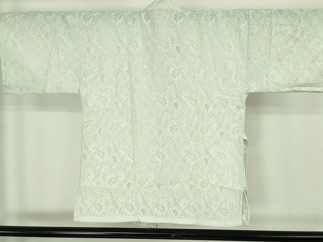 平和屋着物∴極上 夏物 レース甚平 浴衣 総レース 花唐草文 ホワイト 白地 逸品 新品 DZAB10277kh6 平和屋着物∴極上 夏物 レース甚平 浴衣 総レース 花唐草文 ホワイト 白地 逸品 新品 DZAB10277kh6