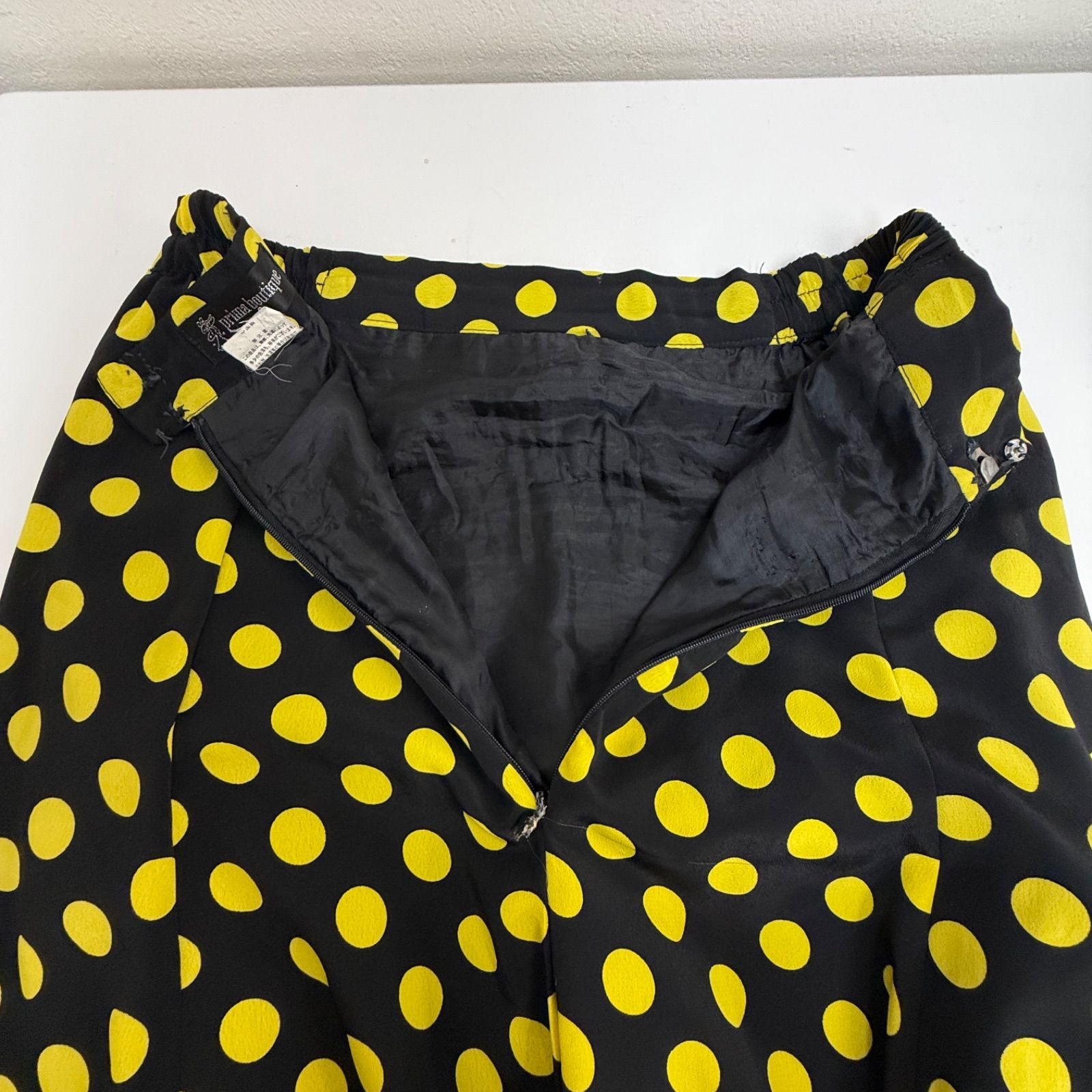 prima boutique】フラメンコ衣装 ツーピース ファルダ ブラック 黒