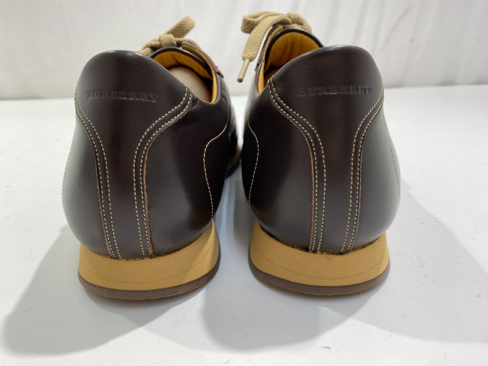 七重浜80-1-080513nh] BURBERRY バーバリー スニーカー BU-1340[中古