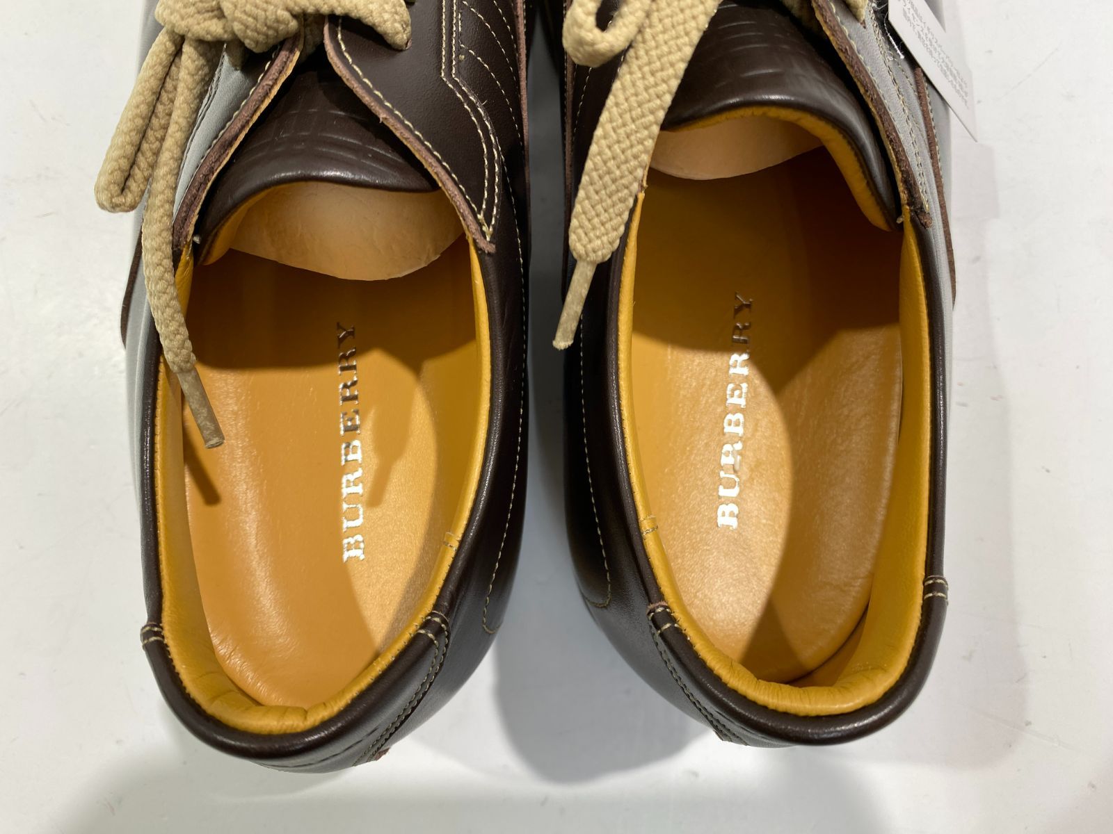 七重浜80-1-080513nh] BURBERRY バーバリー スニーカー BU-1340[中古
