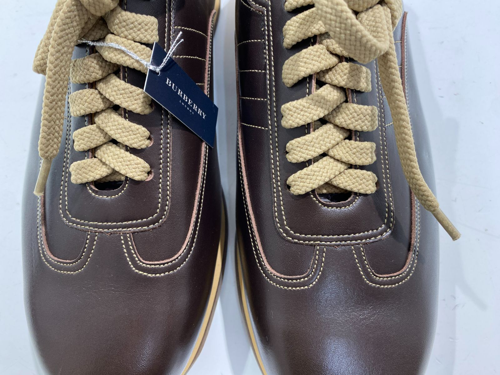七重浜80-1-080513nh] BURBERRY バーバリー スニーカー BU-1340[中古