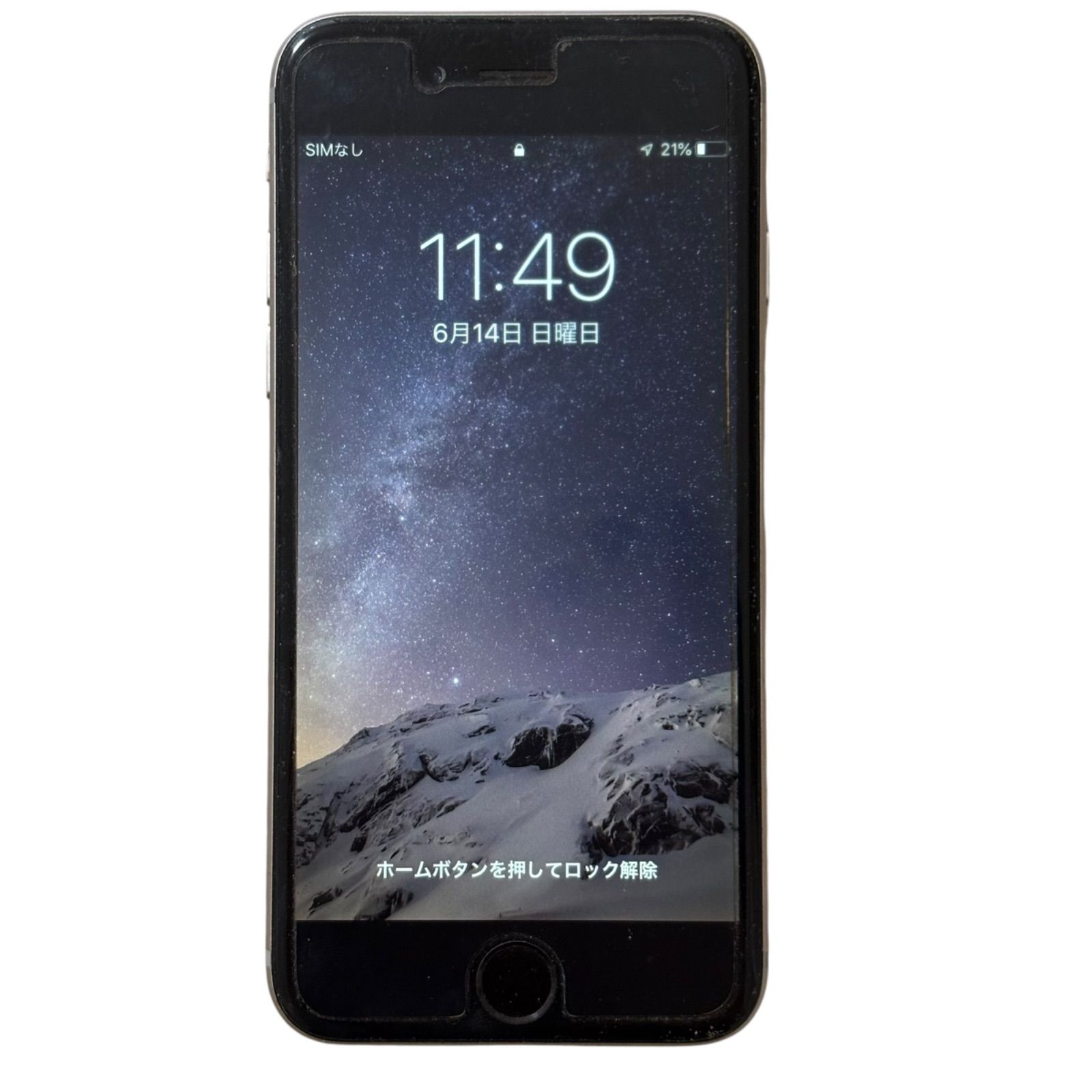 iPhone6 シルバー ジャンク品 本体のみ SIMなし Apple - メルカリ