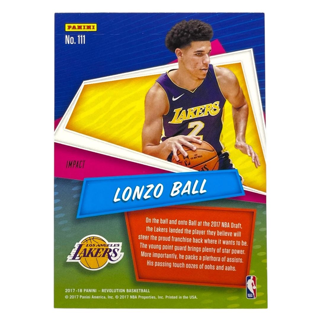 PANINI NBAカード REVOLUTION LONZO BALL LAKERS #111 送料無料 中古