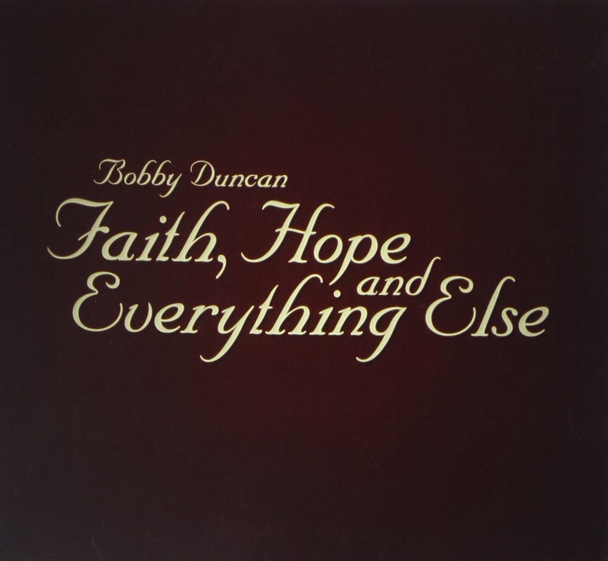 【CD】Faith Hope & Everything Else