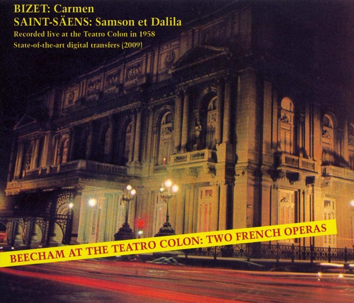 【CD】「テアトロ・コロンのトーマス・ビーチャム」1ビゼー:「カルメン」全曲2サン=サーンス:「サムソンとダリラ」全曲
