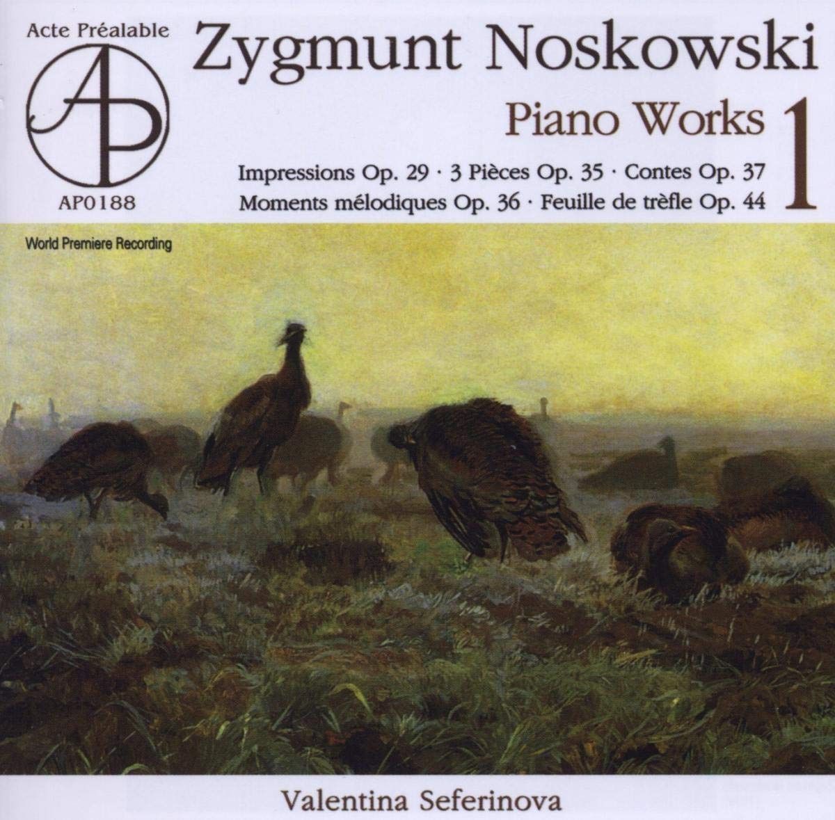 【CD】Piano Works Vol.1