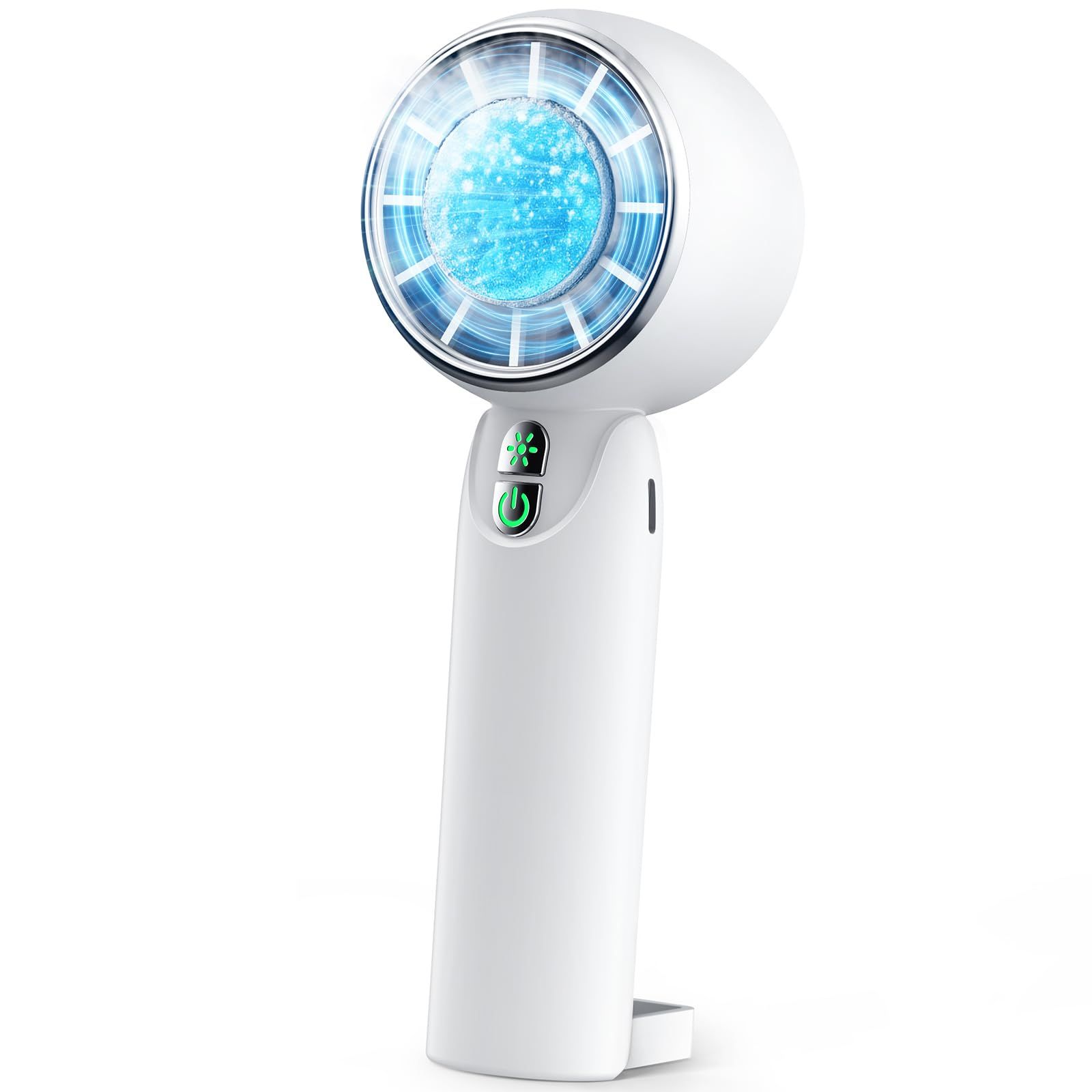 SSYFEI ハンディファン 冷却プレート 28000RPM【0.2秒瞬時冷感・Turbo超強力暴風】静音 小型 卓上 手持ち扇風機 携帯扇風機 最大20時間動作 風量5段階 ミニ Type-C対応 充電式 熱中症対策 暑さ対策 プレゼント 1