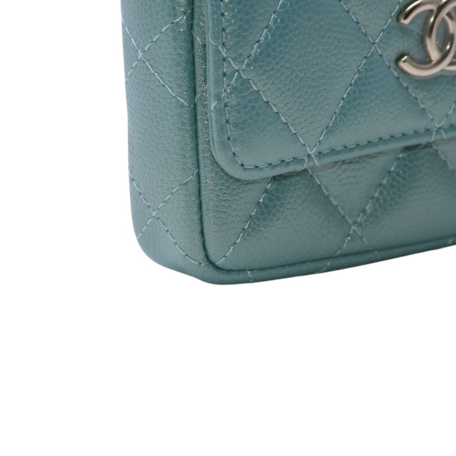 新品未使用 CHANEL シャネル 21SS マトラッセ チェーンフラップ コイン 