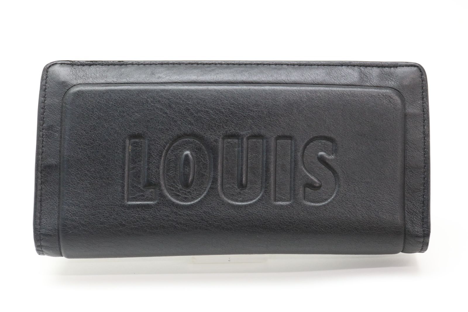 TT12083 Louis Vuitton ダークアンフィニティ ポルトフォイユ ブラザ 二つ折り長財布 良品