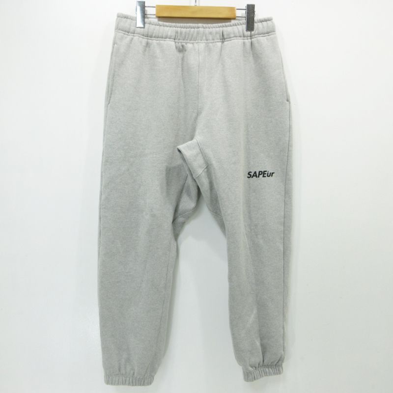 【三重本店】 中古 SAPEur | サプール パンツ ロゴスウェットパンツ グレー サイズ：M 【107】
