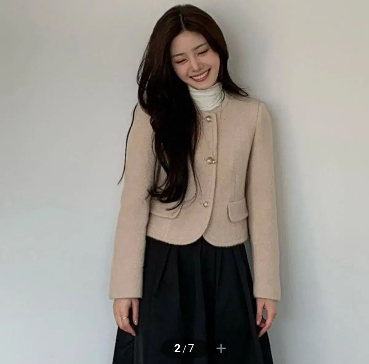 ロエム ヘアリー 조직감 ジャケット